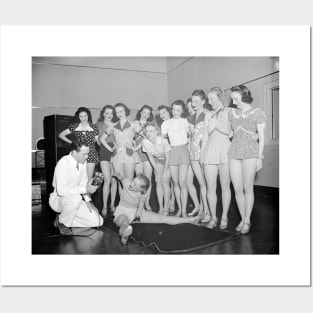 Dance Class, 1938. Vintage Photo Posters and Art